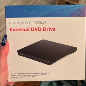 Black External DVD Drive